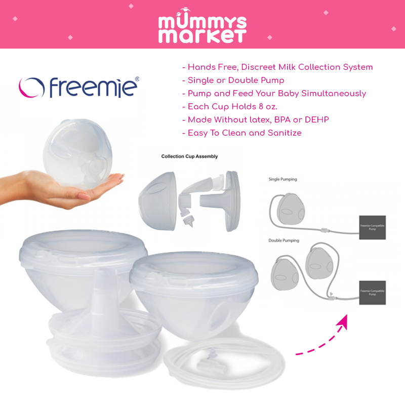 Freemie Deluxe Closed System Collection Cup Set (25Mm &28Mm Funnels)